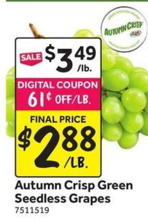 Autumn Crisp Green Seedless Grapes