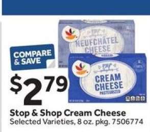 Stop & Shop Cream Cheese
