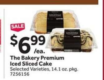 The Bakery Premium Iced Sliced Cake