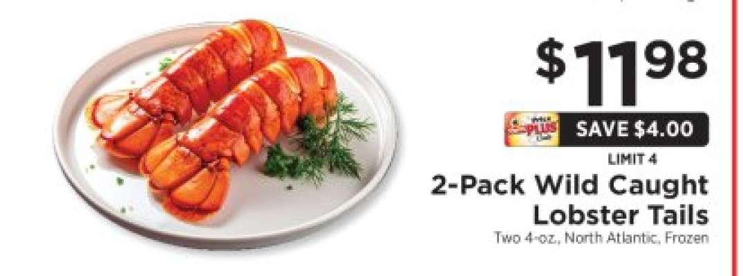 2-Pack Wild Caught Lobster Tails