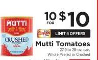 Mutti Tomatoes
