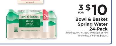 Bowl & Basket Spring Water 24-Pack