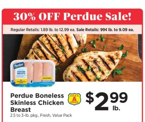 Perdue Boneless Skinless Chicken Breast