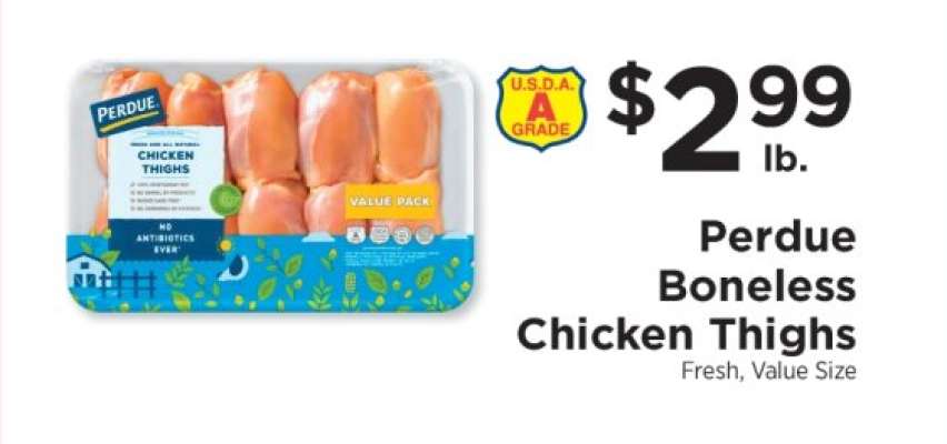 Perdue Boneless Chicken Thighs