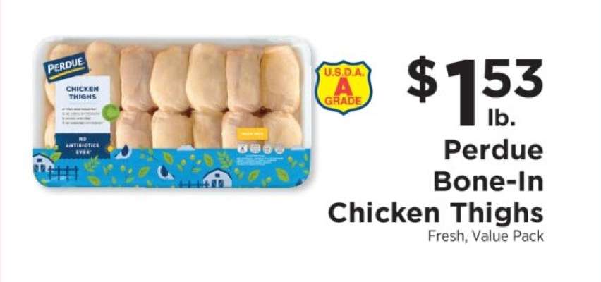 Perdue Bone-In Chicken Thighs