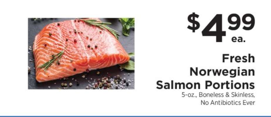 Fresh Norwegian Salmon Portions