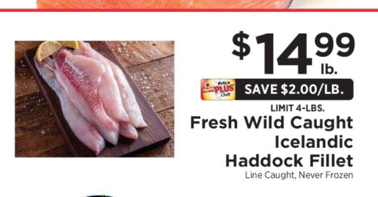 Fresh Wild Caught Icelandic Haddock Fillet