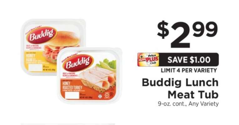 Buddig Lunch Meat Tub