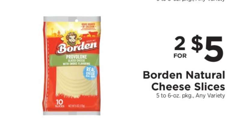 Borden Natural Cheese Slices