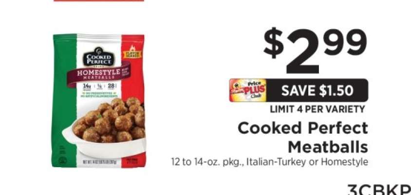 Cooked Perfect Meatballs