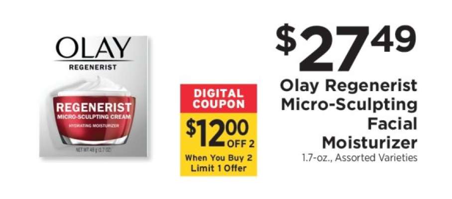 Olay Regenerist Micro-Sculpting Facial Moisturizer