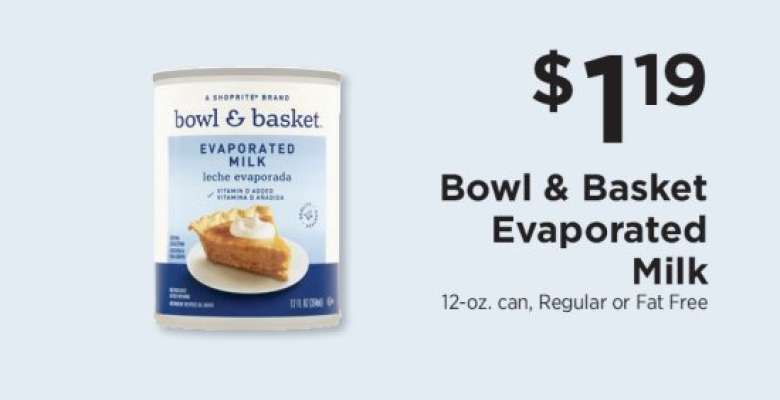 Bowl & Basket Evaporated Milk