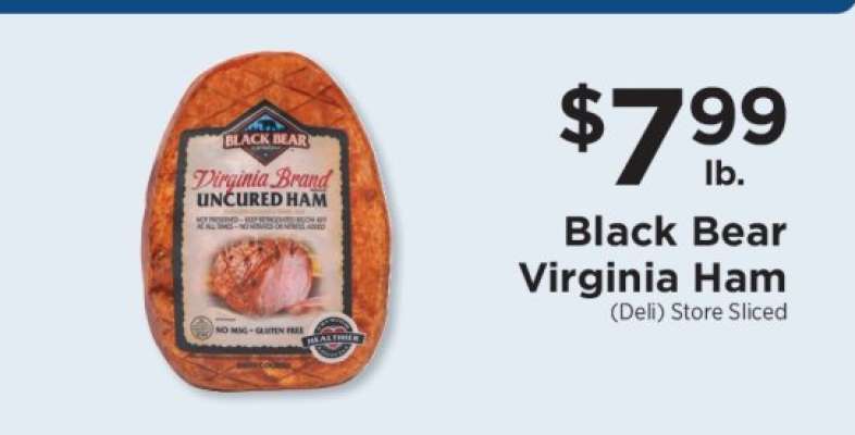 Black Bear Virginia Ham
