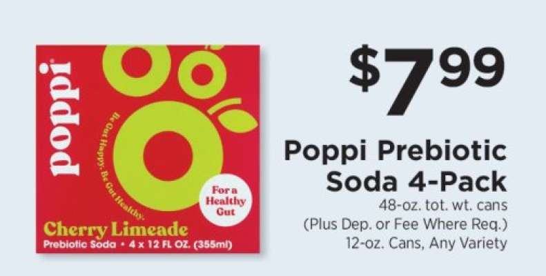 Poppi Prebiotic Soda 4-Pack