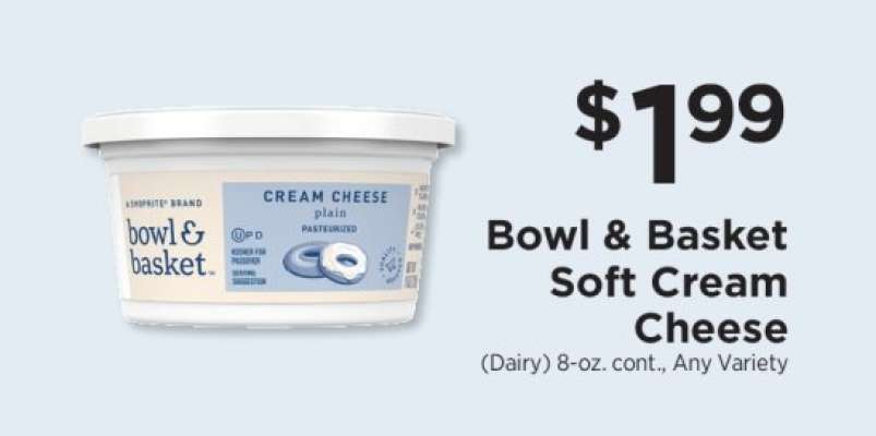 Bowl & Basket Soft Cream Cheese