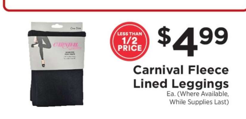 Carnival Fleece Lined Leggings