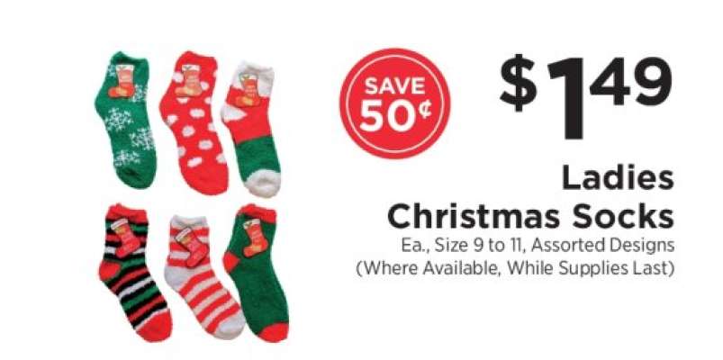 Ladies Christmas Socks