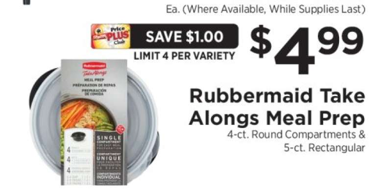 Rubbermaid Take Alongs Meal Prep