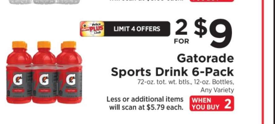 Gatorade Sports Drink 6-Pack