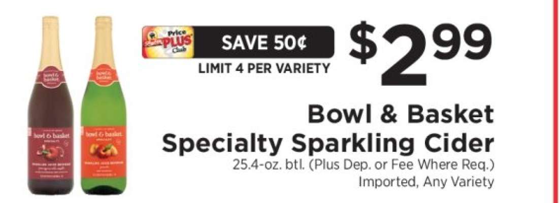 Bowl & Basket Specialty Sparkling Cider