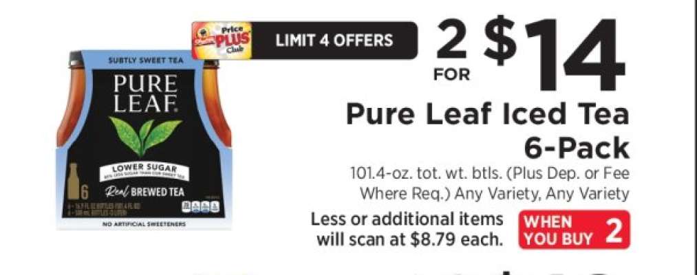 Pure Leaf Iced Tea 6-Pack