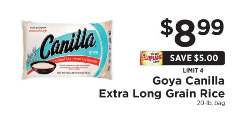 Goya Canilla Extra Long Grain Rice