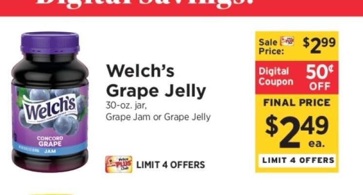 Welch’s grape jelly