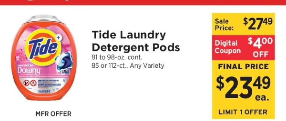 Tide Laundry Detergent Pods