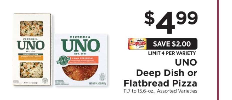 UNO Deep Dish or Flatbread Pizza