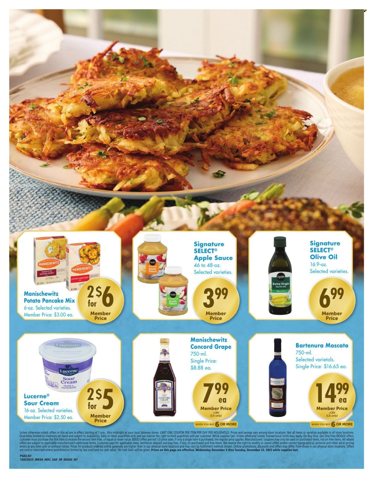 Safeway ad - 12/03/2025 - 12/23/2025. Page 2