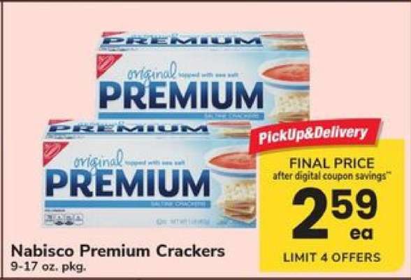 Nabisco Premium Crackers