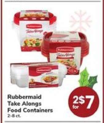 Rubbermaid Take Alongs Food Containers