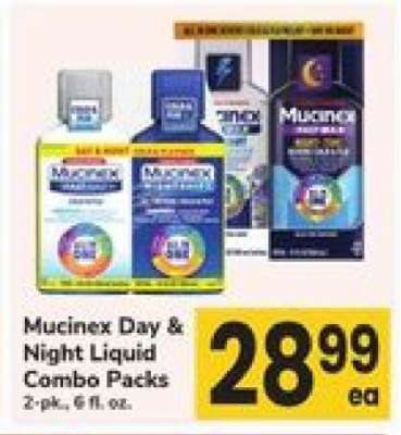 Mucinex Day & Night Liquid Combo Packs