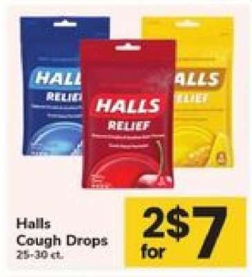 Halls Cough Drops*