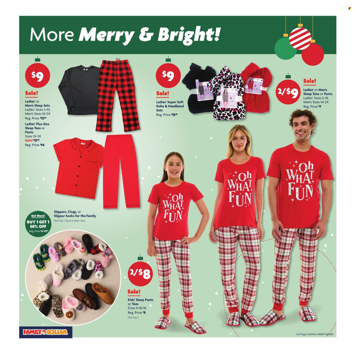 Family Dollar ad - 12/07/2025 - 12/13/2025. Page 9