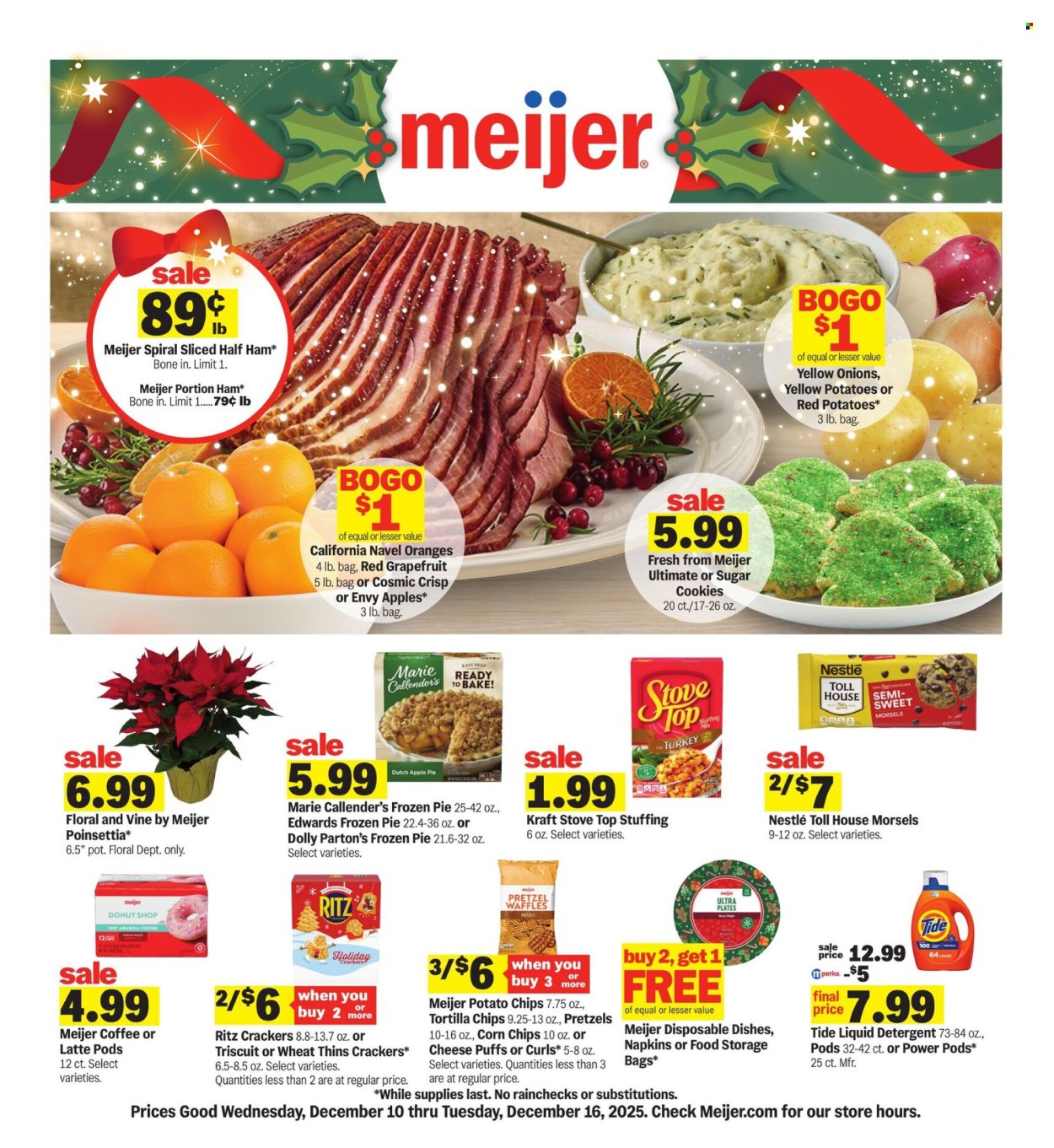 Meijer ad - 12/10/2025 - 12/16/2025. Page 1
