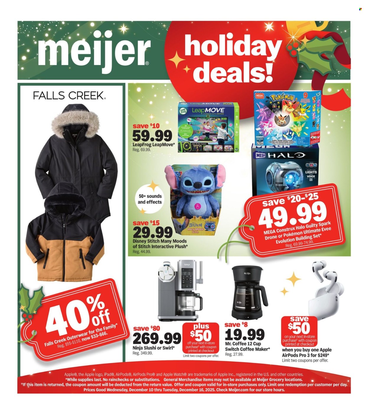 Meijer ad - 12/10/2025 - 12/16/2025. Page 1