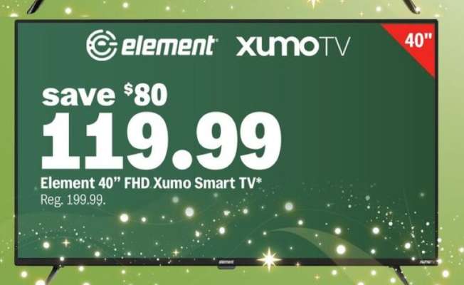 Element 40" FHD Xumo Smart TV