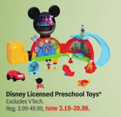 Disney Licensed Preschool Toys