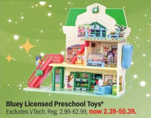 Bluey Licensed Preschool Toys