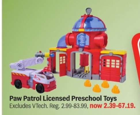 Paw Patrol Licensed Preschool Toys