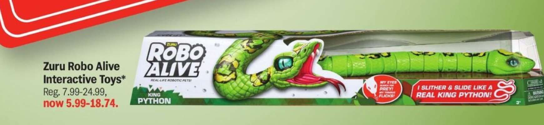 Zuru Robo Alive Interactive Toys*