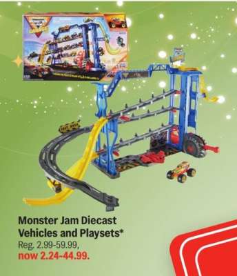 Monster Jam Diecast Vehicles and Playsets