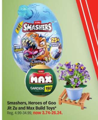 Smashers, Heroes of Goo Jit Zu and Max Build Toys