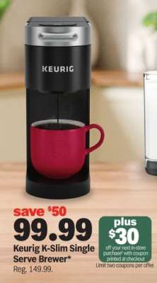 Keurig K-Slim Single Serve Brewer