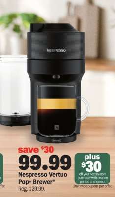 Nespresso Vertuo Pop+ Brewer