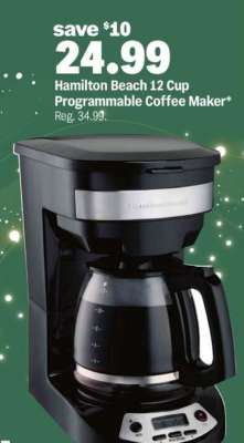 Hamilton Beach 12 Cup Programmable Coffee Maker