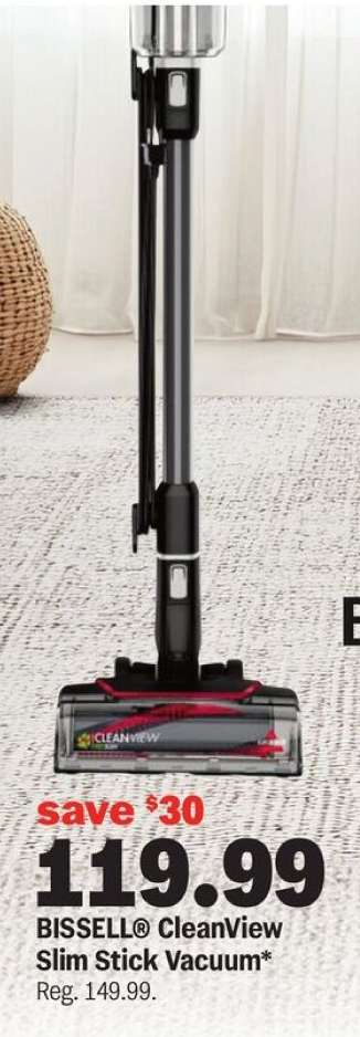 BISSELL CleanView Slim Stick Vacuum