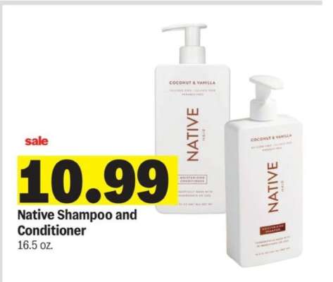 Native Shampoo and Conditioner