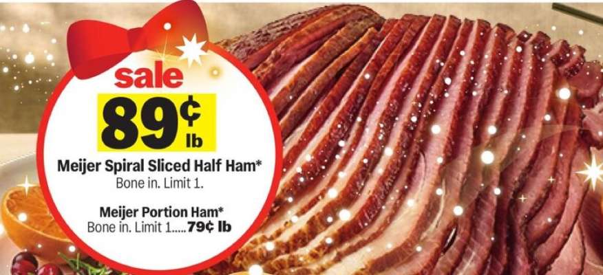 Meijer Spiral Sliced Half Ham